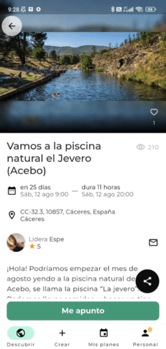 Únete al plan